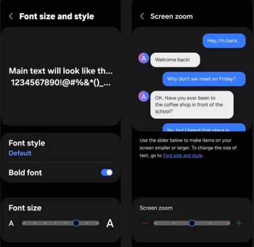 Android Accessibility Features